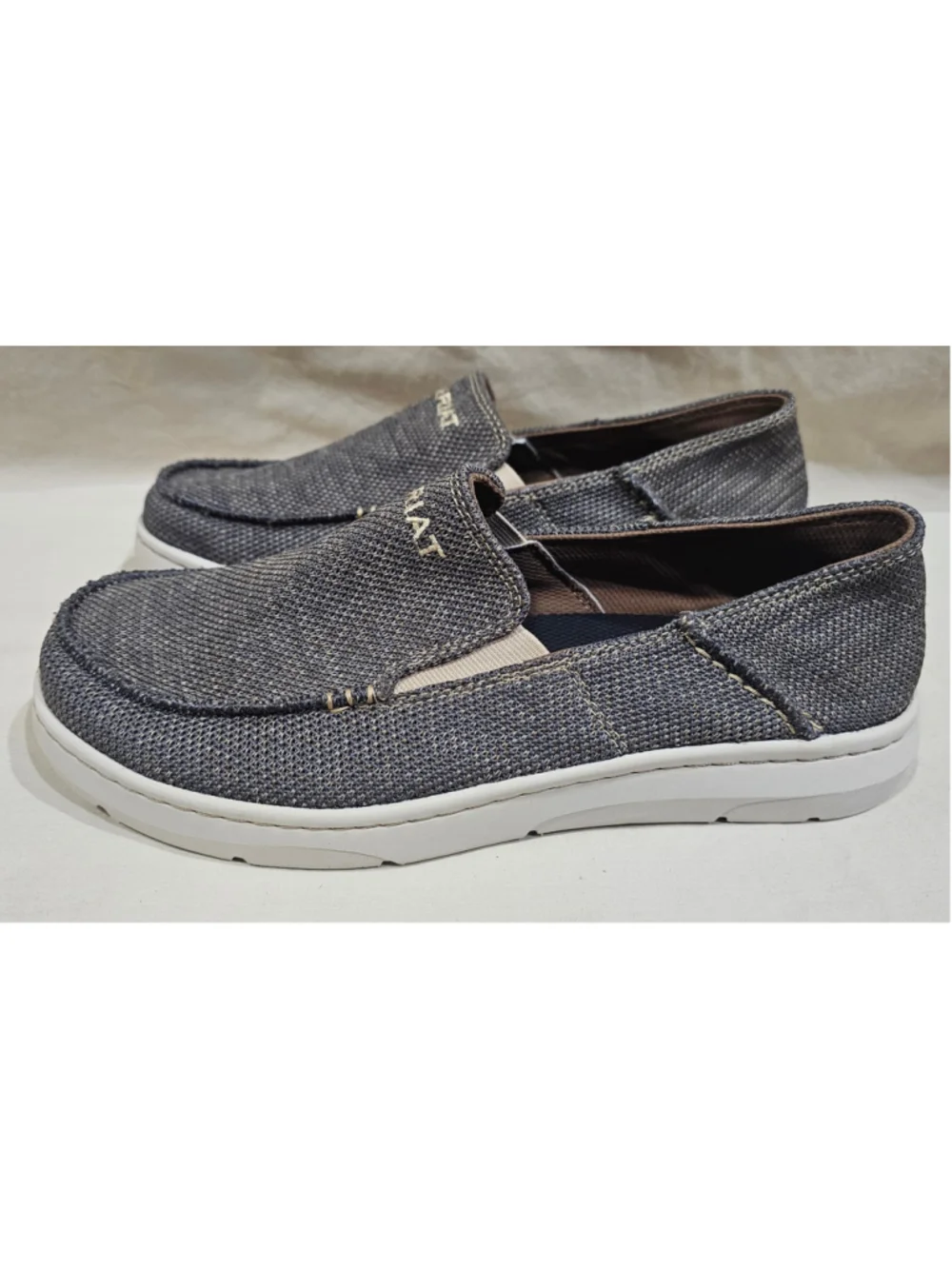 Ariat Mens Hilo 360 in Gray size 10EE Slip On Shoes
